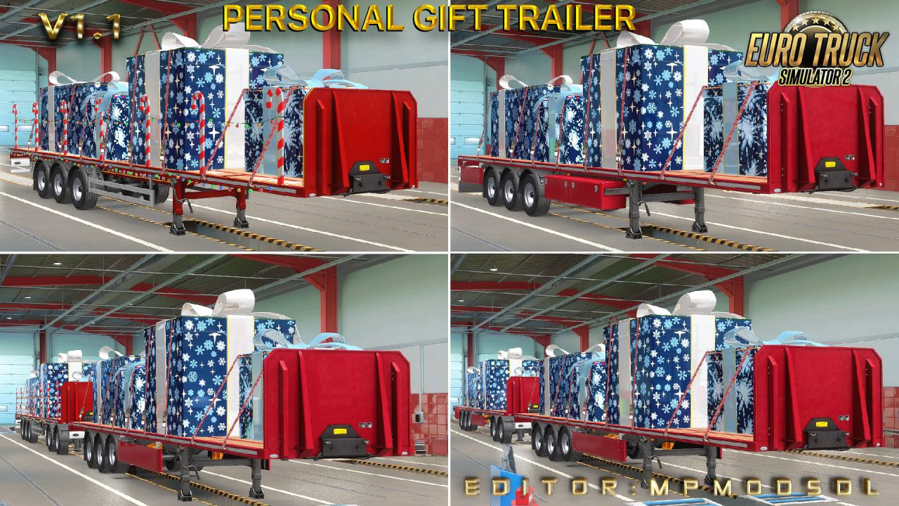 Personal Gift Trailer For ETS2 Multiplayer 1.39